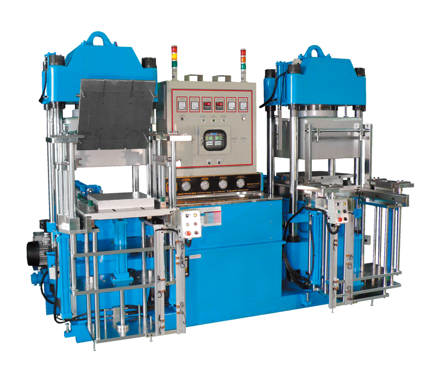 Automatically High Speed Vacuum Rubber Hydraulic Molding Machine